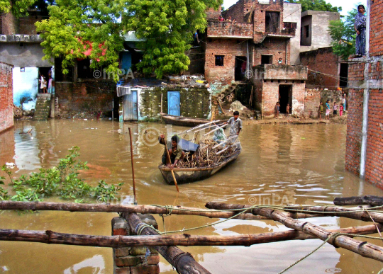 Flood in Allahabad, India