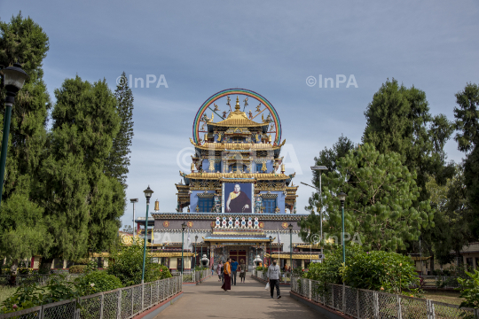 Golden Monastery in Bylakuppe