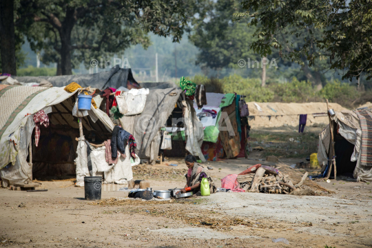 Homeless people in india