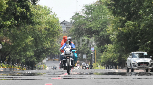 Hot weather in Bhopal