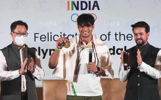 India's Olympic medalist Neeraj Chopra
