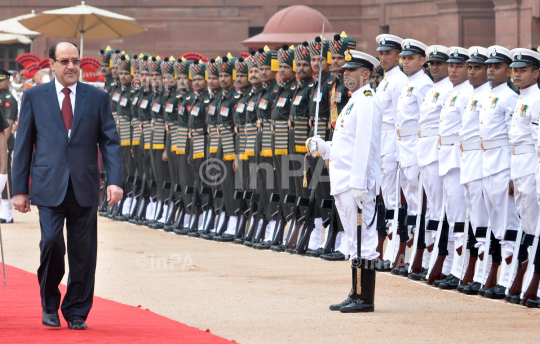 Iraqi Prime Minister Nouri al-Maliki with Dr Manmohan Singh