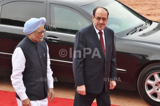 Iraqi Prime Minister Nouri al-Maliki with Dr Manmohan Singh