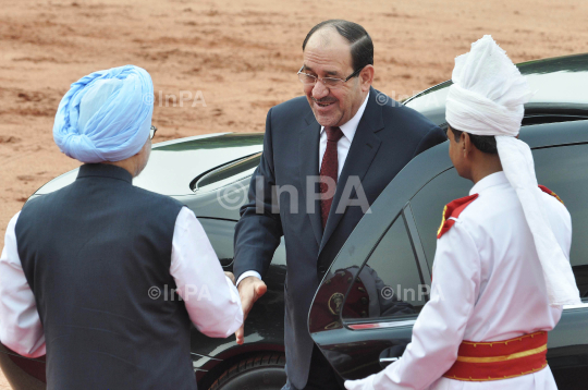 Iraqi Prime Minister Nouri al-Maliki with Dr Manmohan Singh