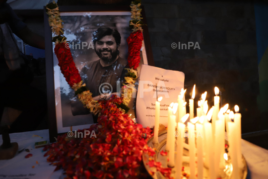 Journalists pay tribute to Danish Siddiqui