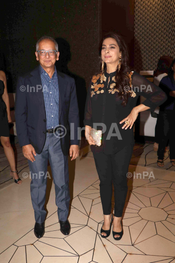 Juhi Chawla with her husband Jay Mehta