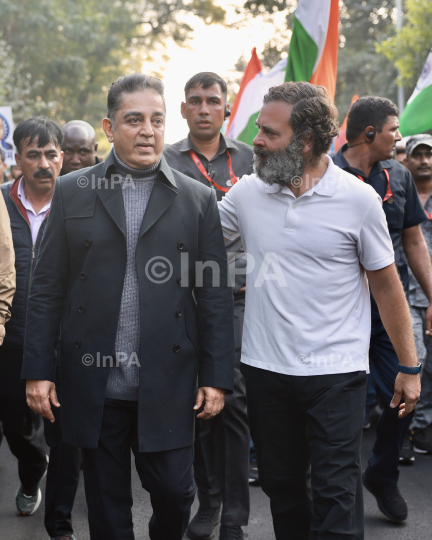 Kamal Haasan with Rahul Gandhi