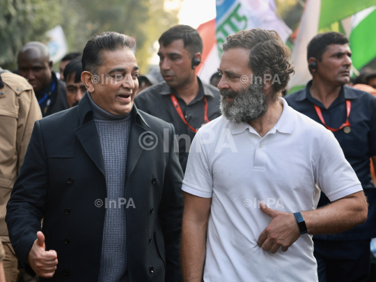 Kamal Haasan with Rahul Gandhi