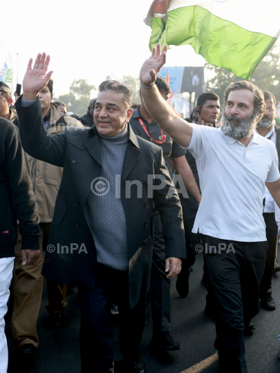 Kamal Haasan with Rahul Gandhi