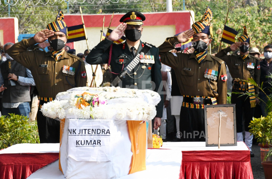 Last ritest of naik Jitendra kumar Bhopal