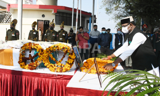 Last ritest of naik JItendra kumar Bhopal