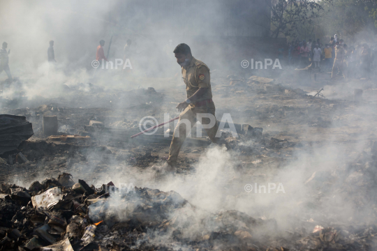 Major Fire in Noida