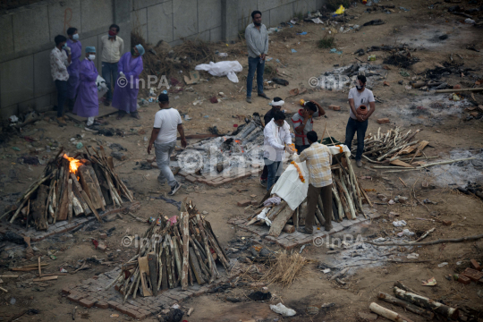 Mass cremation of COVID-19 victims, Delhi