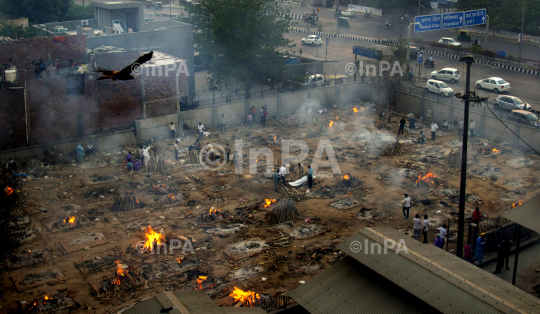 Mass cremation of COVID-19: Victims: New Delhi