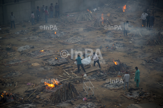 Mass cremation of COVID-19: Victims: New Delhi