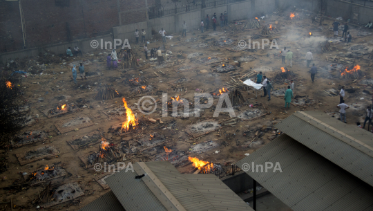 Mass cremation of COVID-19: Victims: New Delhi