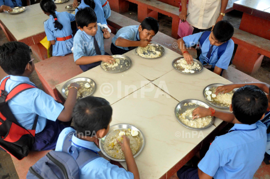 Mid-day meal, India