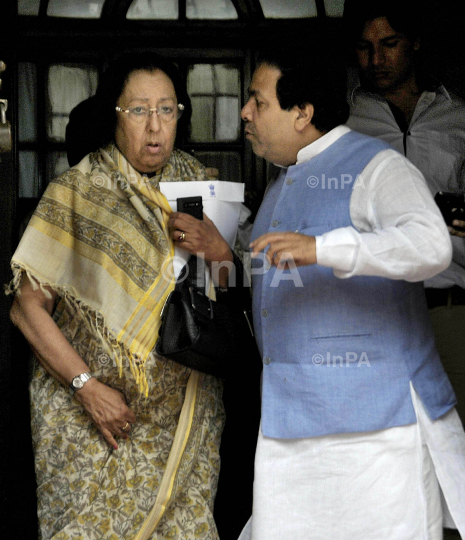 Najma Heptullah with Rajeev Shukla 