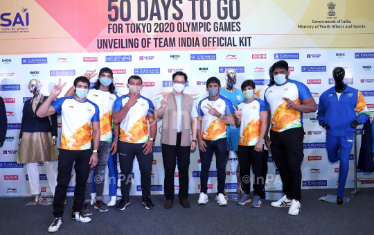 Official kit for Team India for Tokyo2020 Olympic Games