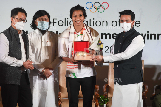 Olympic Bronze medallists in boxing, Lovlina Borgohain