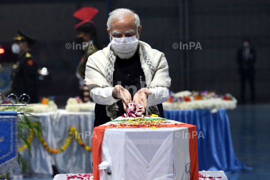 PM Modi Pays Tribute to CDS Gen Bipin Rawat