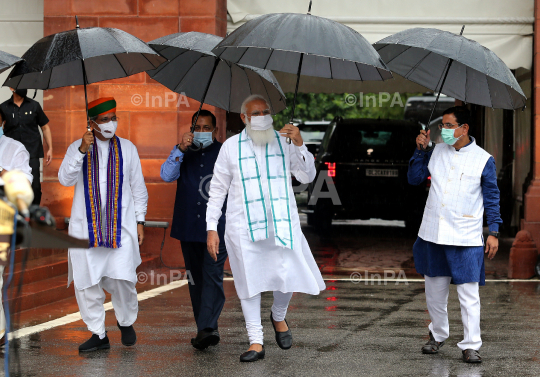 PM Narendra Modi: Parliament Monsoon Session