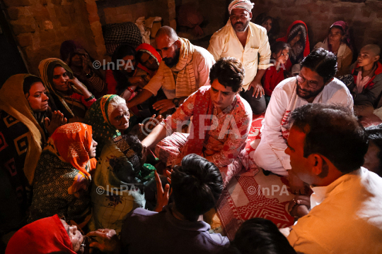 Priyanka Gandhi in Lalitpur 