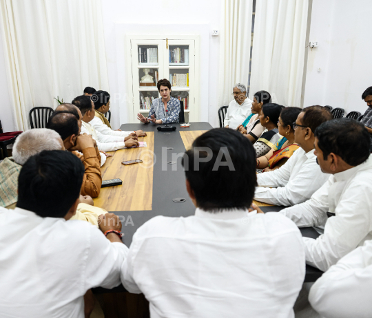 Priyanka Gandhi in Lucknow