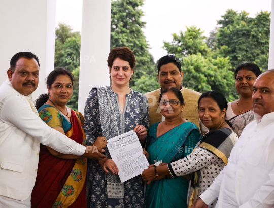 Priyanka Gandhi in Lucknow