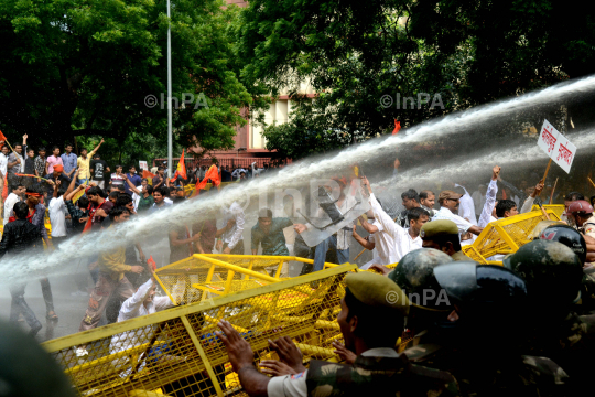 Protest against TV serial Jodhaa Akbar