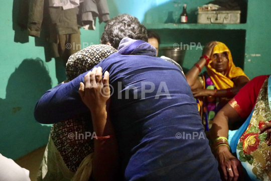 Rahul Gandhi and Priyanka Gandhi in Hathras