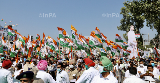 Rahul Gandhi Tractor Yatra