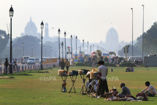 Rajpath lawns, President House