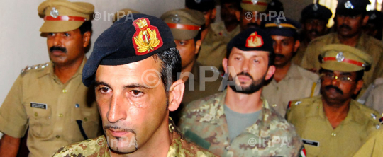 Salvatore Girone and Latorre Massimiliano