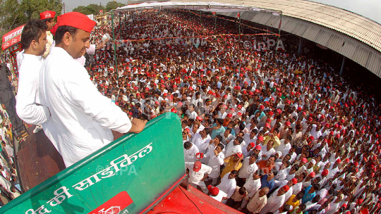 Samajwadi Party state president Akhilesh Yadav 