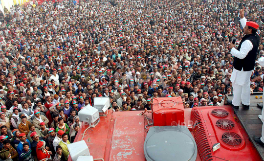 Samajwadi Party state president Akhilesh Yadav 