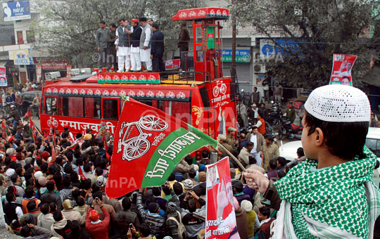 Samajwadi Party state president Akhilesh Yadav 
