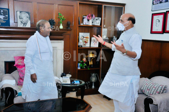 Sharad Yadav with Rajnath Singh