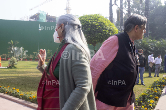 Shashi Tharoor with Jaya Bachchan