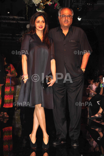 Sridevi with Boney Kapoor