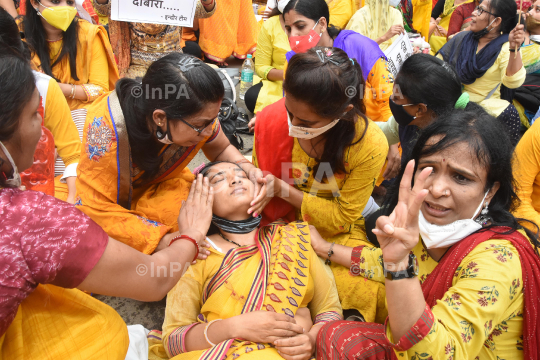 Teachers Protest in Bhopal