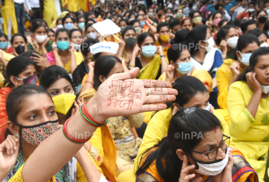 Teachers Protest in Bhopal