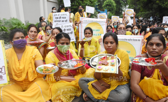 Teachers Protest in Bhopal