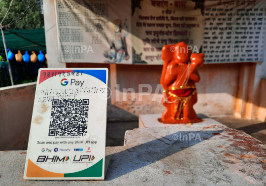 Temple goes digital with QR payment for donations