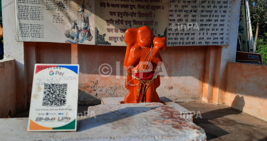 Temple goes digital with QR payment for donations