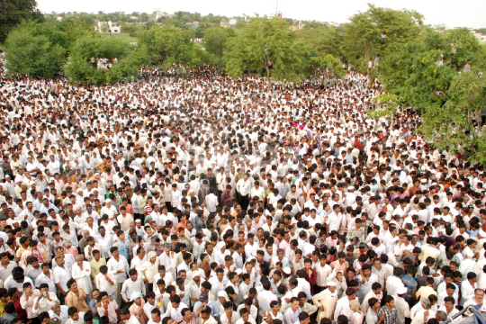 Vilasrao Deshmukh funeral in Latur