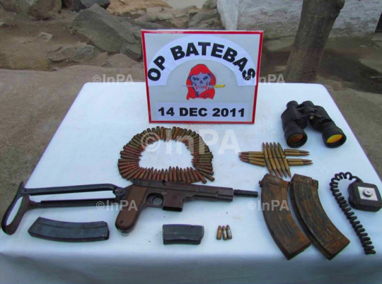 WEAPONS AND AMMUNITION RECOVERED IN RAMBAN