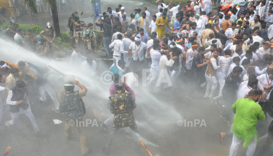 Youth Congress protest Bhopal