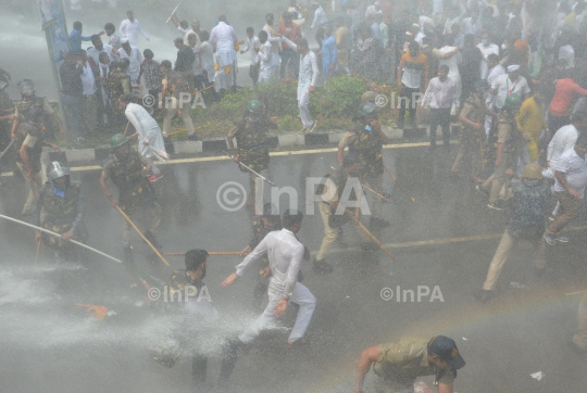 Youth Congress protest Bhopal